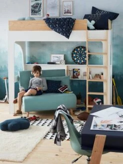 Banquette Convertible 1 Place Vert D'eau - Vertbaudet -magasin de meubles pour enfants banquette convertible 1 place 6