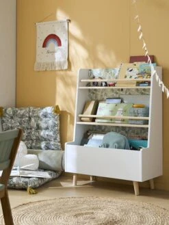 Bibliothèque Avec Fond Réversible Hanoï Blanc - Vertbaudet -magasin de meubles pour enfants bibliotheque avec fond reversible hanoi 5