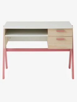 Bureau Enfant Coloriage Rose - Vertbaudet -magasin de meubles pour enfants bureau enfant coloriage 3