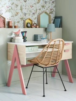 Bureau Enfant Coloriage Rose - Vertbaudet -magasin de meubles pour enfants bureau enfant coloriage 4