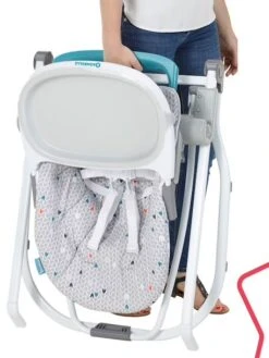 Chaise Haute Compacte BADABULLE Gris/chevrons - Badabulle 8 Chaise Haute Compacte BADABULLE Gris/chevrons - Badabulle -magasin de meubles pour enfants chaise haute compacte badabulle 2