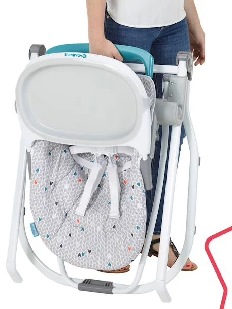 Chaise Haute Compacte BADABULLE Gris/chevrons - Badabulle 3 Chaise Haute Compacte BADABULLE Gris/chevrons - Badabulle – Image 3