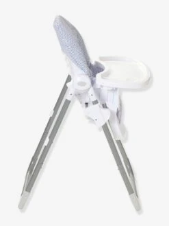 Chaise Haute EvoluSeat Chevrons Bleu - Vertbaudet -magasin de meubles pour enfants chaise haute evoluseat 3