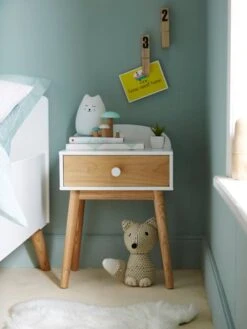 Chevet Avec Poignées Personnalisables LIGNE CONFETTI Blanc - Vertbaudet -magasin de meubles pour enfants chevet avec poignees personnalisables ligne confetti 5