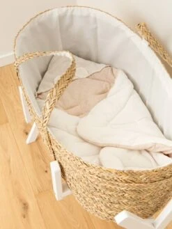 Couffin Bébé CHILDHOME Moise Jonc De Mer Naturel/écru - Childhome -magasin de meubles pour enfants couffin bebe childhome moise jonc de mer 2