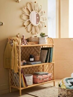 Etagère Bibliothèque Rotin 3 Niveaux Eden Naturel - Vertbaudet -magasin de meubles pour enfants etagere bibliotheque rotin 3 niveaux eden 3