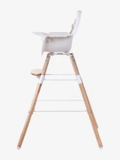 Kit De Pieds Longs Pour Chaise Haute Evolu + Repose-pieds CHILDHOME Naturel Anthracite - Childhome -magasin de meubles pour enfants kit de pieds longs pour chaise haute evolu repose pieds childhome 2
