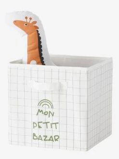 Les 3 Bacs De Rangement Tanzanie Tilleul Foncé Imprimé - Vertbaudet -magasin de meubles pour enfants les 3 bacs de rangement tanzanie 2