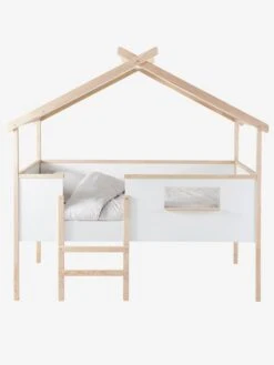 Lit Cabane Enfant Robinson Blanc - Vertbaudet