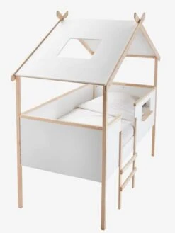Lit Cabane Enfant Robinson Blanc - Vertbaudet -magasin de meubles pour enfants lit cabane enfant robinson 3