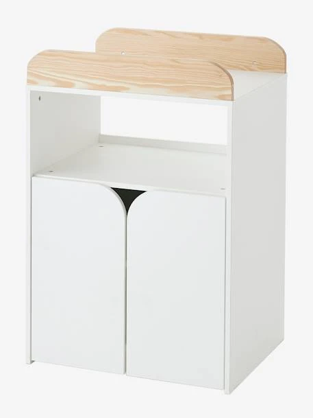 Lit Combiné évolutif Avec Rangements Et Table à Langer LIGNE ECLIPSE Blanc / Bois - Vertbaudet 5 Lit Combiné évolutif Avec Rangements Et Table à Langer LIGNE ECLIPSE Blanc / Bois - Vertbaudet – Image 5