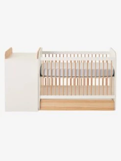 Lit Combiné évolutif Avec Rangements Et Table à Langer LIGNE ECLIPSE Blanc / Bois - Vertbaudet 11 Lit Combiné évolutif Avec Rangements Et Table à Langer LIGNE ECLIPSE Blanc / Bois - Vertbaudet -magasin de meubles pour enfants lit combine evolutif avec rangements et table a langer ligne eclipse 5
