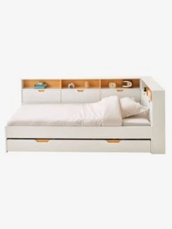 Lit Enfant Multi Rangements TRÉSOR Blanc - Vertbaudet -magasin de meubles pour enfants lit enfant multi rangements tresor 3