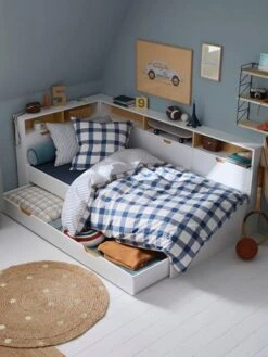 Lit Enfant Multi Rangements TRÉSOR Blanc - Vertbaudet -magasin de meubles pour enfants lit enfant multi rangements tresor 5