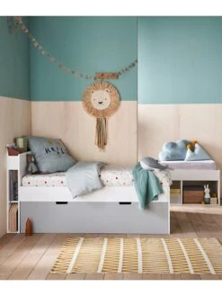 Lit évolutif LIGNE PASSE-PASSE Blanc - Vertbaudet -magasin de meubles pour enfants lit evolutif ligne passe passe 4