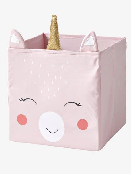 Lot De 2 Bacs De Rangement Magic Licorne Rose + Blanc - Vertbaudet 2 Lot De 2 Bacs De Rangement Magic Licorne Rose + Blanc - Vertbaudet – Image 2