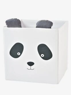 Lot De 2 Bacs En Tissu Panda Koala Beige - Vertbaudet -magasin de meubles pour enfants lot de 2 bacs en tissu panda koala 2