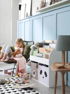 Lot De 2 Bacs En Tissu Panda Koala Beige - Vertbaudet -magasin de meubles pour enfants lot de 2 bacs en tissu panda koala 4