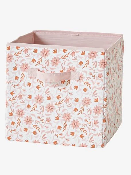 Lot De 3 Bacs De Rangement FLEURETTES Rose - Vertbaudet 4 Lot De 3 Bacs De Rangement FLEURETTES Rose - Vertbaudet – Image 4