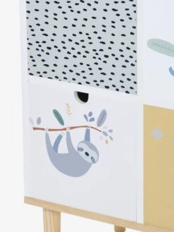 Meuble 6 Bacs Jungle Blanc - Vertbaudet -magasin de meubles pour enfants meuble 6 bacs jungle 4