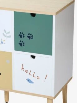 Meuble 6 Bacs Jungle Blanc - Vertbaudet -magasin de meubles pour enfants meuble 6 bacs jungle 5