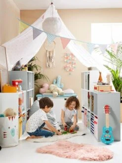 Meuble De Rangement 4 Cases Blanc - Vertbaudet -magasin de meubles pour enfants meuble de rangement 4 cases 5
