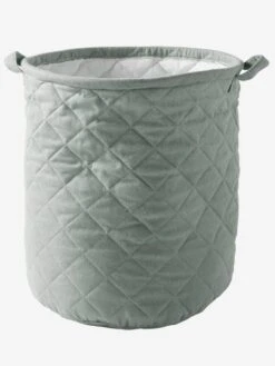 Panier Matelassé Guimauve Jaune Moutarde - Vertbaudet -magasin de meubles pour enfants panier matelasse guimauve 3