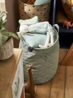 Panier Matelassé Guimauve Jaune Moutarde - Vertbaudet -magasin de meubles pour enfants panier matelasse guimauve 4